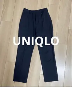 UNIQLO 　スマートアンクルパンツ　ユニクロ　ネイビー　紺　パンツ