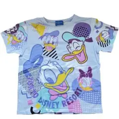 【値下げ中】東京ディズニーリゾート ドナルド　デイジー　Tシャツ 140cmのサムネイル