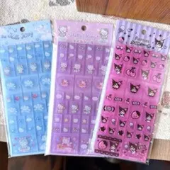 ハローキティ・クロミ タイルシール　サンリオ　3枚セット