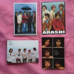 嵐 ポストカード「感謝カンゲキ雨嵐 」 2枚&’04カレンダー２枚