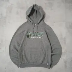 USA古着　Russell athletic　プルオーバー パーカー　前V　M