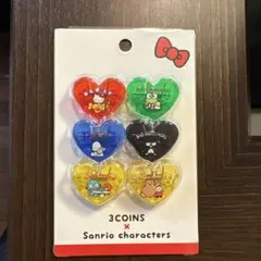 新品未開封 3COINS サンリオキャラクタ ーズコラボ クリップ6点セット