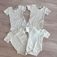 ベビー肌着4枚セット 80㎝　90㎝　女の子　半袖