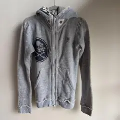 【FranCisT MOR.K.S.】ジップアップパーカー グレー サイズ2