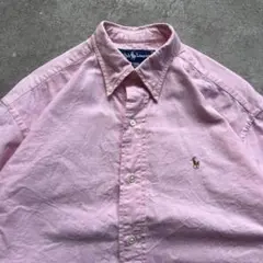 90s 00s Ralph Lauren ラルフローレン 長袖シャツ ピンクのサムネイル