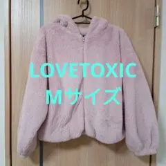 ラブトキシック　ピンク フリースジャケット Mサイズ