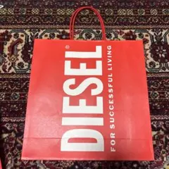 DIESEL ショップ袋 ショッパー レッド　中のサムネイル