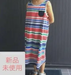新品未使用　HUSHUSH キッズ女の子　100cm ノースリーブワンピースのサムネイル