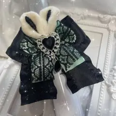 キンブレリボン ❤︎ 黒 × ミント（ 水色 . 緑 ）❤︎