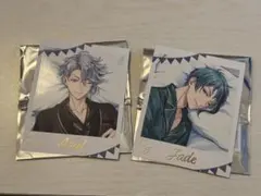 ツイステ　フォト風カード　くつろぎマイルーム　アズール　ジェイド　セット