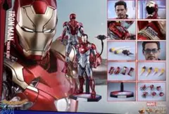 ホットトイズ ダイキャスト アイアンマン・マーク3 レッド&シルバー