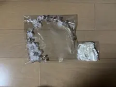 ヘッドドレス 花モチーフ ヘアアクセサリー リボン付き 成人式 卒業式