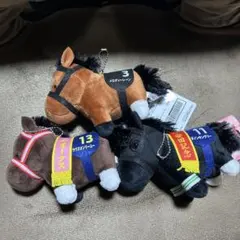 新品 サラブレッドコレクション ボールチェーンマスコット　3個セット