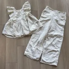 フリル付きデザインセットアップ　130cm