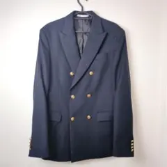ZARA テーラードジャケット ネイビ　紺ブレ　金ボタン L〜XLサイズ ダブル