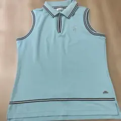 ellesseノースリーブポロシャツ　Lサイズ テニスシャツのサムネイル