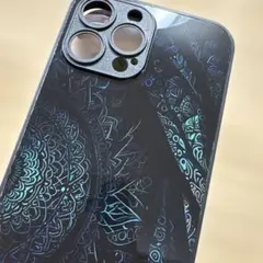 iPhone13pro maxスマホケース　曼荼羅