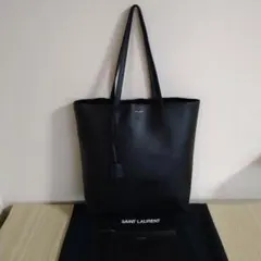 SAINT LAURENT 黒 トートバッグ ポーチ付き