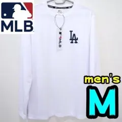 【新品】ドジャース　ロンT　M　メンズ　MLB公式　白　LA　サラサラのサムネイル