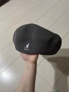 【美品】KANGOL グレー ハンチング Mサイズ　メッシュのサムネイル