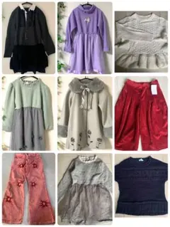 ꧁130꧂☘️送料無料☘️꧁まとめ売り꧂☘️ キッズ服セット ☘️女の子　コート