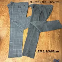 美品　ザスーツカンパニー パンツ　2本セット　グレーのサムネイル