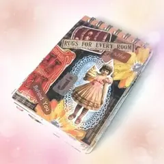 コラージュ　ミニサイズ　コラージュ帳　コラージュアート　ジャンクジャーナル