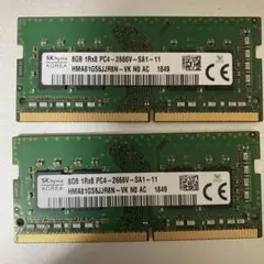 SK hynix 8GB DDR4 2666MHz メモリ