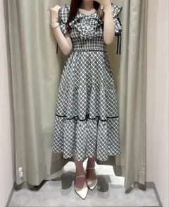アンミール バストギャザー リボン op チェック - メルカリ