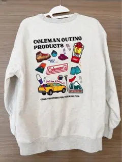 Coleman 別注 バックプリント クルーネックスウェット