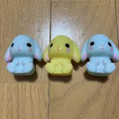 うさぎ　おもちゃ　マスコット3点セット