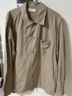 UNIQLO シャツ　ベージュ　Lサイズ