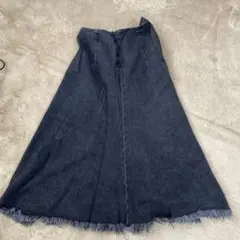 Teilume フリンジヘム ロングスカート Sサイズ