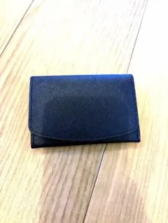 名刺入れ コムサ　ネイビー　ラメ