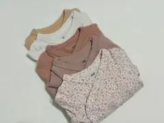 【Ｈ&Ｍ】ベビーラップボディスーツ 肌着セット 5枚組 50サイズ