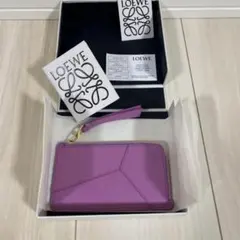 LOEWE パズル　コインカードホルダー　ロック ローズ　フラグメントケース