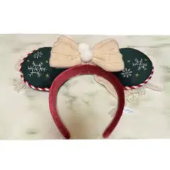 美品　ディズニー　クリスマス　カチューシャ　2025