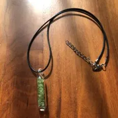 お値下げ 天然石 ペリドット ネックレス チョーカー