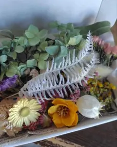 ＊春のお裾分け花材＊　ドライフラワー　花材詰め合わせ　ミモザ　スターチス