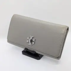 TORY BURCH トリーバーチ マーサー 長財布 レザー グレーのサムネイル