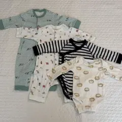 ロンパース4点セット　ユニクロ