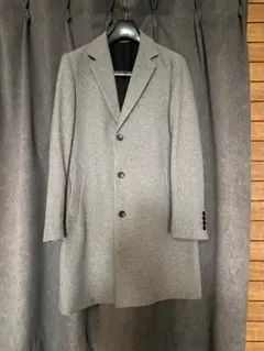 【美品】 GU チェスターコート グレー サイズM
