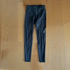 CW-X メッシュパネル付き黒タイツ