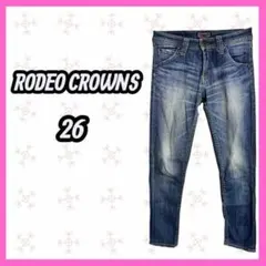 [RODEOCROWNS] ローライズ　ストレッチ　スキニーデニムパンツ