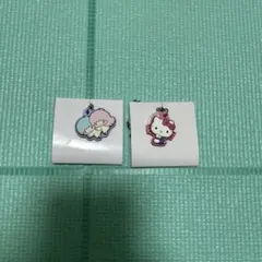 サンリオ　ダブルチャームグミ　ハローキティ　リトルツインスターズ