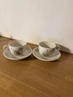 ウェッジウッド　ピーターラビット　カップ&ソーサーセット