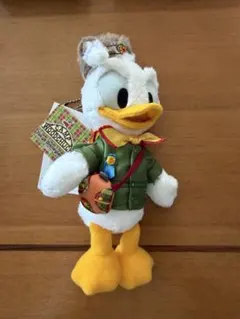 キャンプウッドチャック ドナルドダック ぬいぐるみバッジ ディズニー
