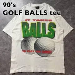 90s GOOD TIME ゴルフTシャツ USA製 シングルステッチ