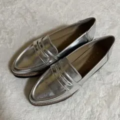 carino ローファー シルバー 23.0cm 厚底のサムネイル