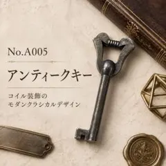 【No.A005】当時物 フランス アンティークキー 蚤の市【即購入◎】
